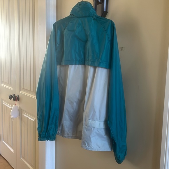 Vintage Outdoor Full Zip Retro Windbreaker Jacket Green Men’s XL With Pockets - Picture 11 of 12